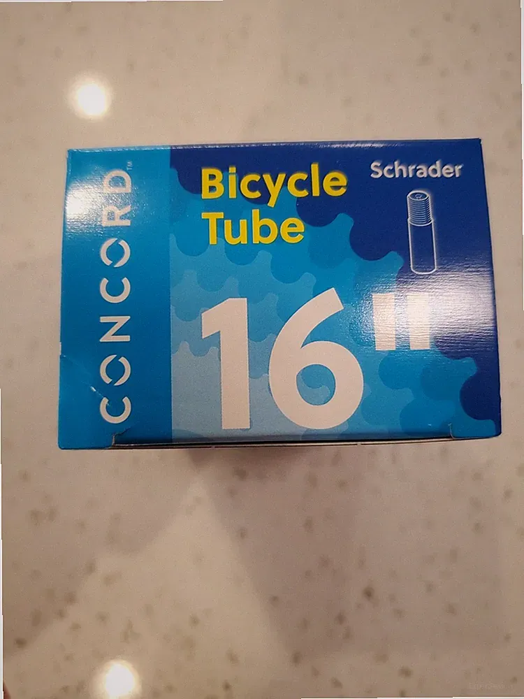 Bicycle Inner Tube 16" Fits Tire Widths 1.75 IN - 2.25 IN