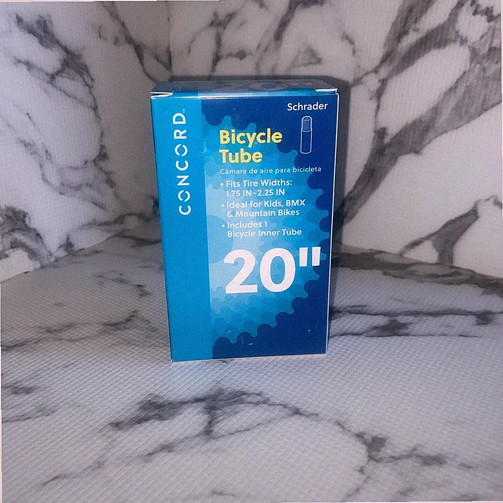 CONCORD 20" BICYCLE INNER TUBE WITH SCHRADER VALVE FITS 1.75 TO 2.25 IN WIDTH